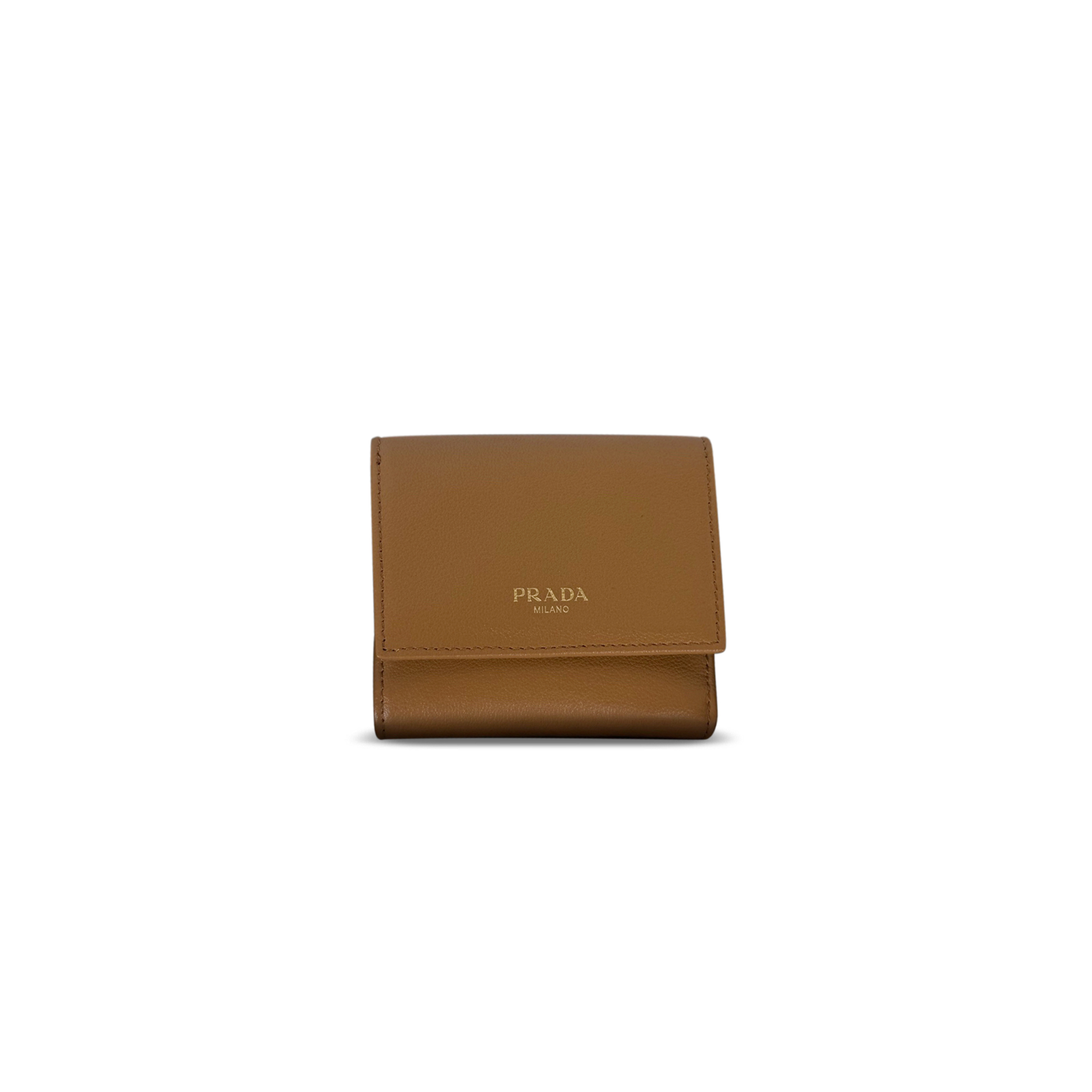PRADA SMALL LEATHER WALLET 1MH043 (10*8.5cm)